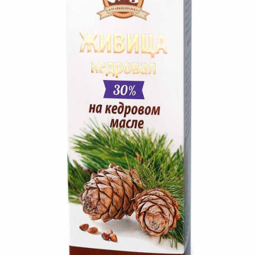 Живица кедровая на кедровом масле с сабельником (100 мл)
