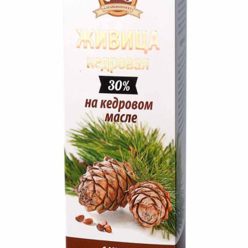 Живица кедровая на кедровом масле с мумие (100 мл)