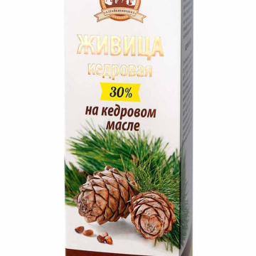 Живица кедровая на кедровом масле с каменным маслом (100 мл)