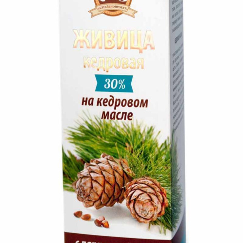 Живица кедровая на кедровом масле с лапчаткой белой (100 мл)