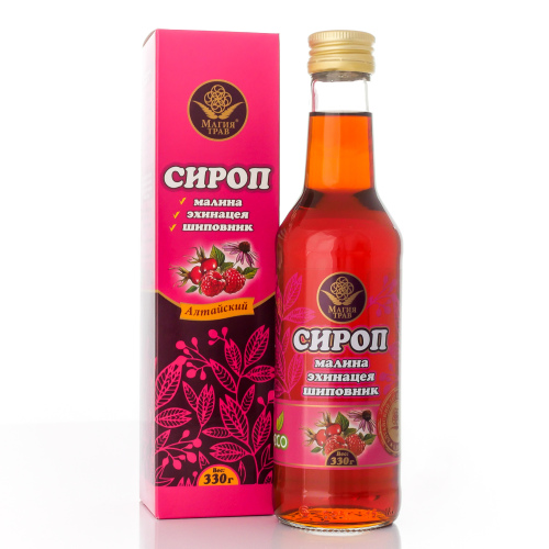 Сироп «Малина эхинацея шиповник», 330 г
